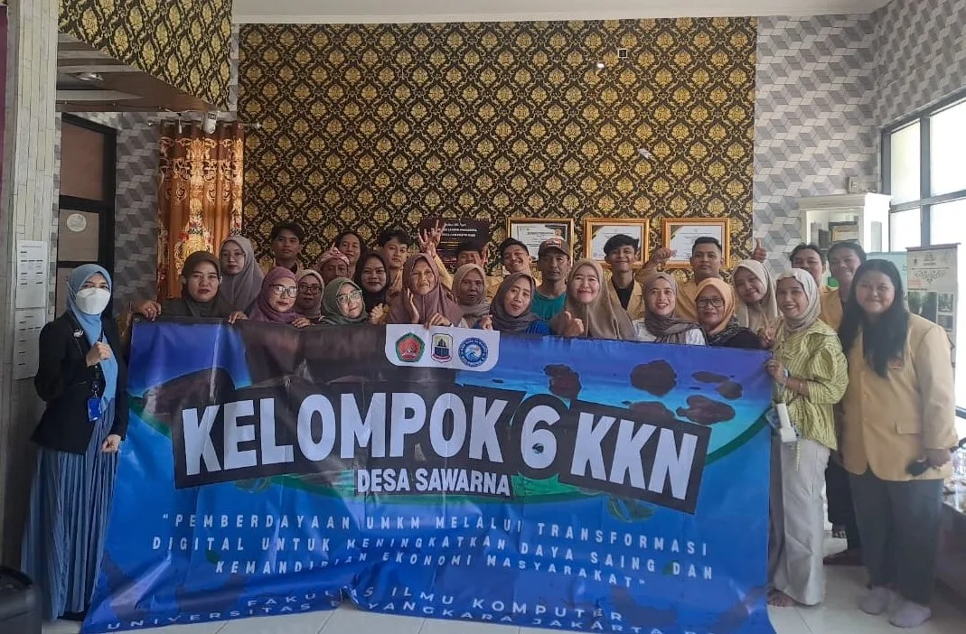 Mahasiswa KKN Ubhara Jaya Dorong Digitalisasi UMKM Sawarna Lewat Workshop Affiliate TikTok & Shopee 1