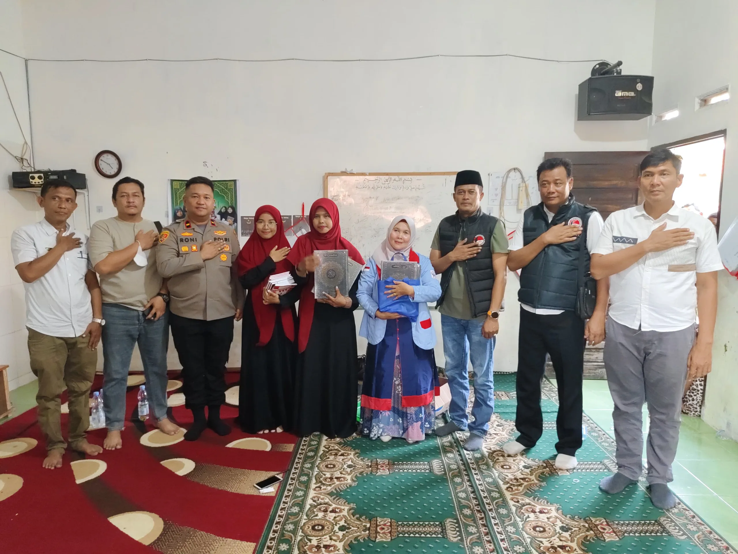 Polresta Deli Serdang Berikan Talih Asih Ke Rumah Tahfidz Quran Ar-Rahmah Atas Keberanian Melawan peredaran Narkoba 1